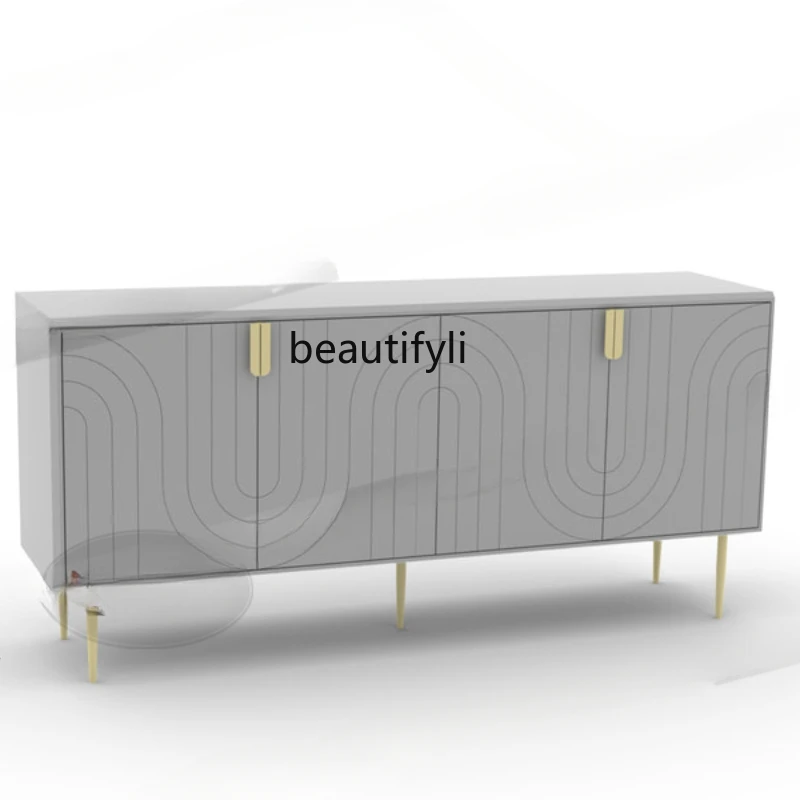 

Sideboard Cabinet Modern Simple Home Entrance Cabinet Light Luxury Dining Room/Living Room Multi-Function Locker