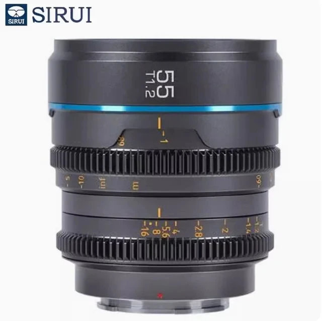 美品SIRUI Night Walker 24mm 35mm 55mm T1.2 Sirui 24mm 35mm 55mm T1.2 Nightwalker S35 Cine Lenses 4K Video