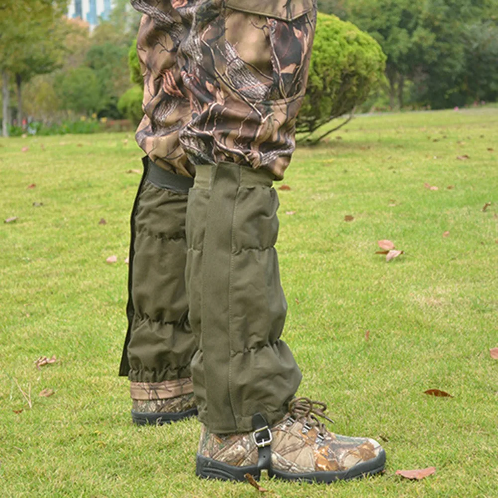 

Outdoor Leg Gaiters Protection for Legs Gaiter for Snake Proof Waterproof Snow Boots Cover Adjustable Legging,Army Green