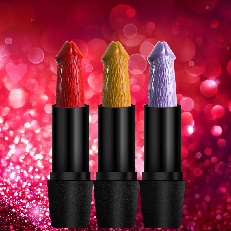 

Funny Penis Shape Lipstick Mushroom Long Lasting Moisture Cosmetic Lipstick Red Lip Matte Lipstick Makeup Gift maquillage