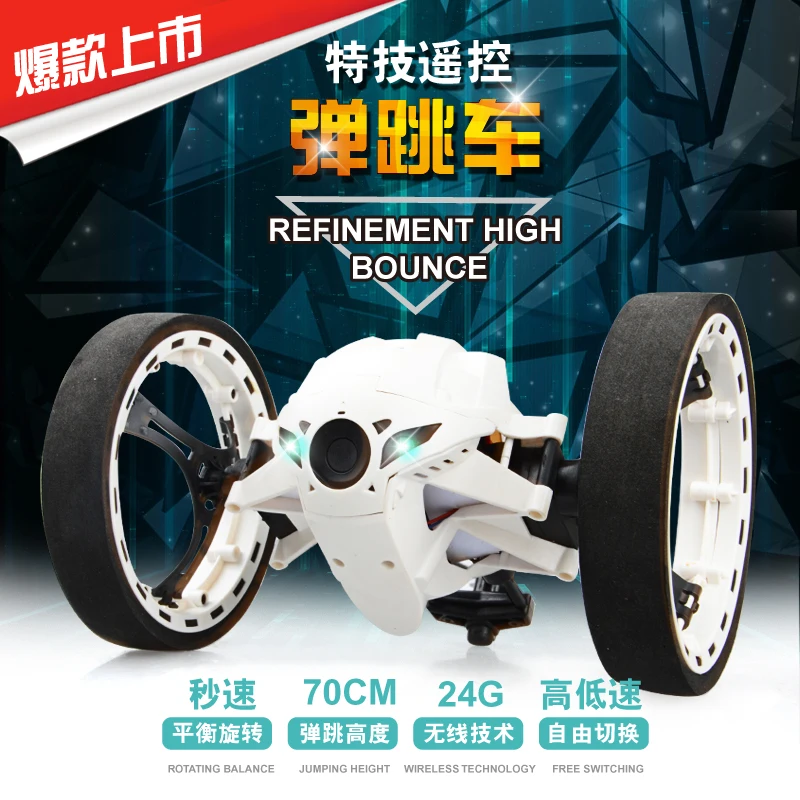 Upgrade Strong Jumping Sumo Connected Toy Mini RC Car 2.4GHz Bounce Car With Flexible Wheels Remote Control Car Gigt 4