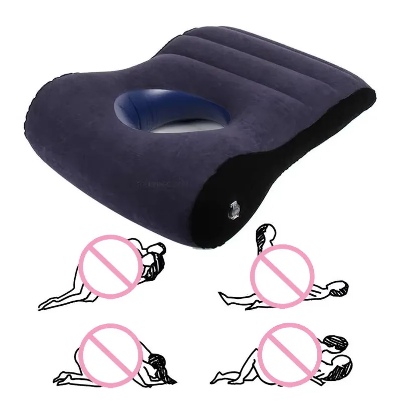Inflatable Sex Sofa Bed Multipurpose Pillow Chair Back Pad Furniture Couples Adults Games Cushion Assist Posture Supplies