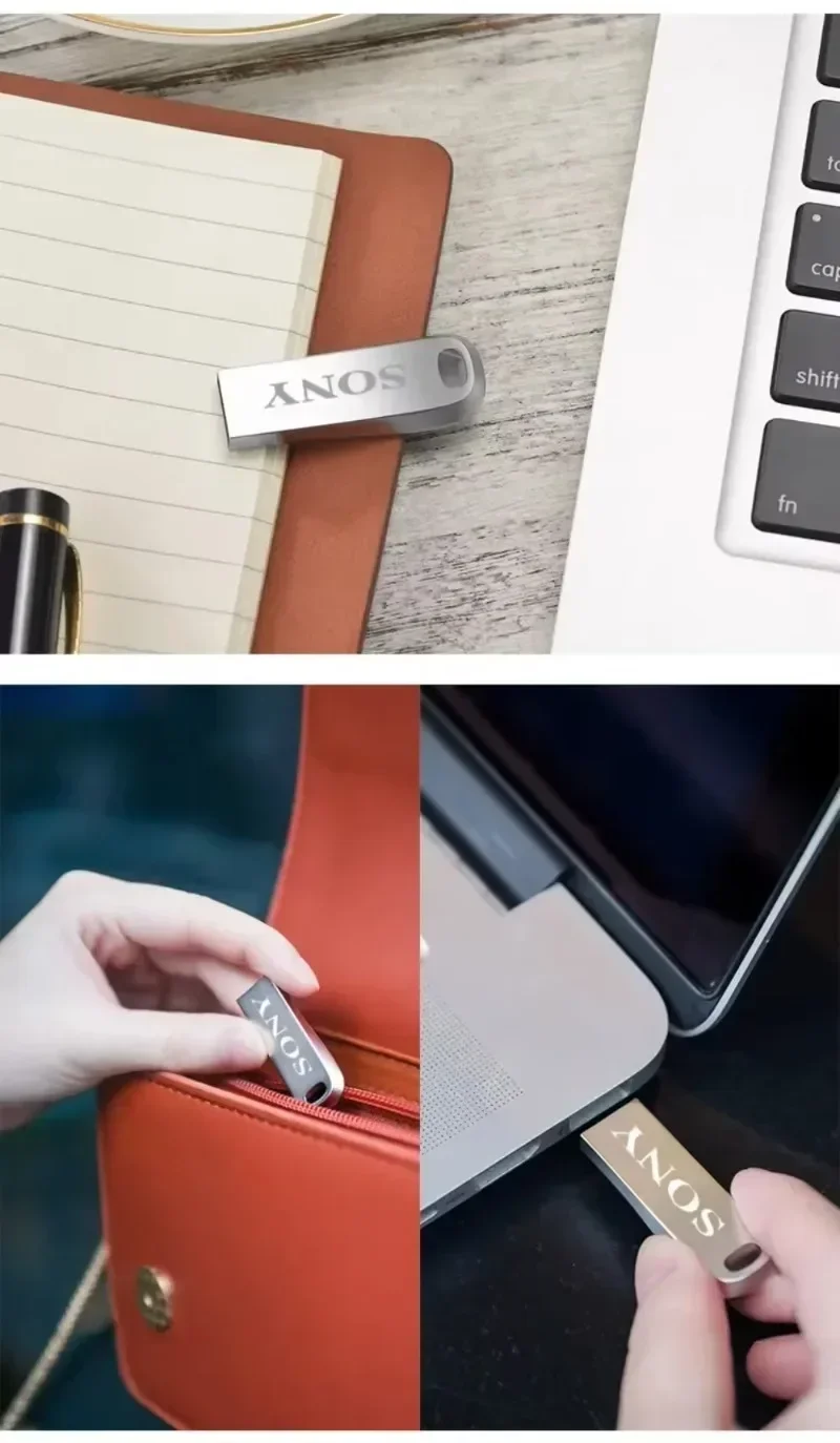 USB Flash Drive Flash Drive Sony 2TB USB3.0 PenDrive Metal Flash Drives Memory 1TB 32GB Stick Portable Waterproof Usb Stick High Speed OTG Pen Drive For PC