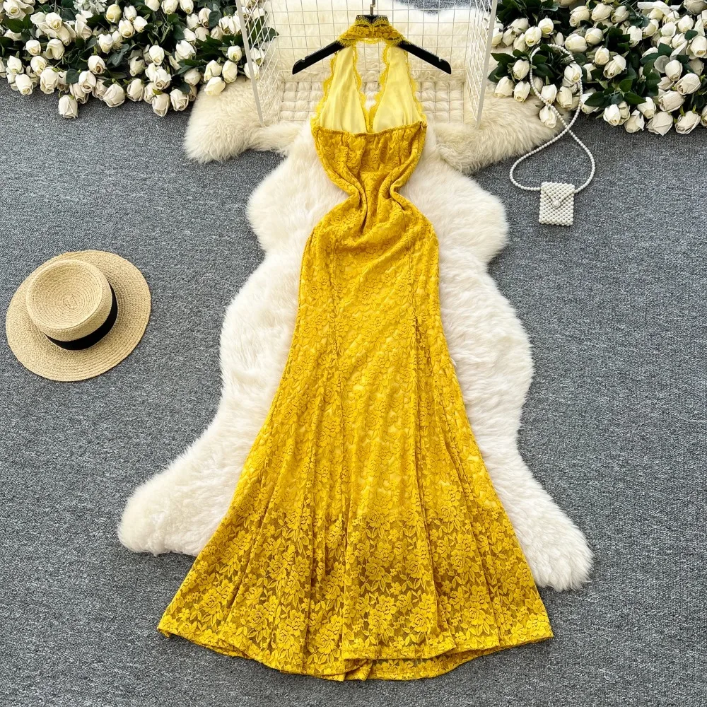chinese dress ladies Long Mermaid Prom Dress with Flowers main image 1