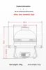 13-Inch Ceramic Grill Household Charcoal Egg-Shaped 5