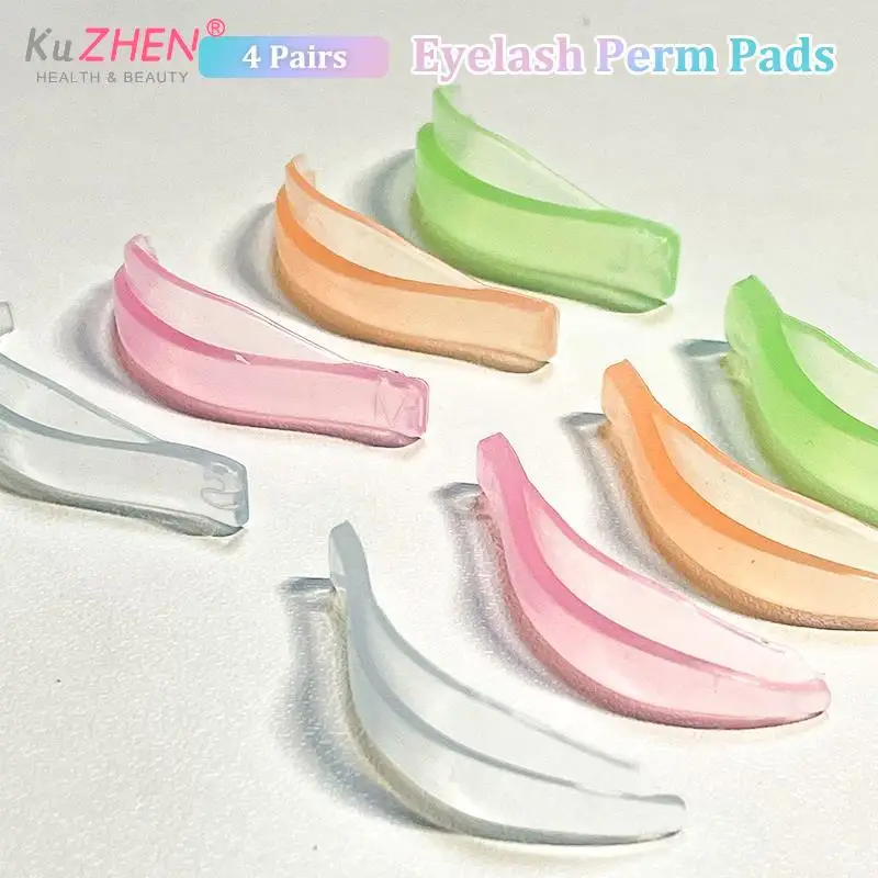 

4/5 Pairs/lot Jelly Color Eyelash Perming Pad Colorful Reusable False Eye Lash Curler Patches Lash Lift Shield Pad Beauty Salon