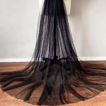 Abito da donna Cintura da sposa Grandi nodi con fiocco in raso Accessori Elegante decorazione per abito da sposa con fiocco in tulle di raso staccabile