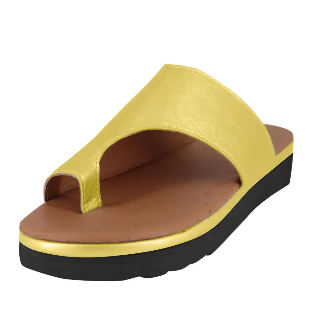 Women's Sandals New Female Shoes Comfy Platform Flat Sole