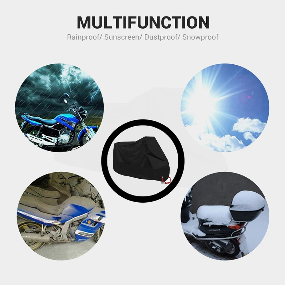 Motorcycle Bicycle Scooter Cover Universal Waterproof Outdoor Rain Uv Dustproof Protective 8 Colors M-4XL