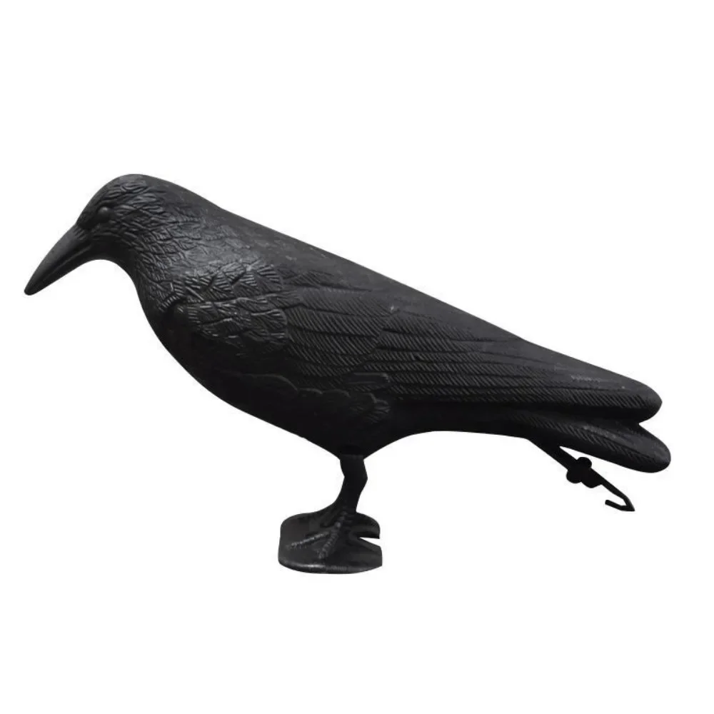 Simulation Black Crow Bird Repellent – Outdoor Garden Decoration 3