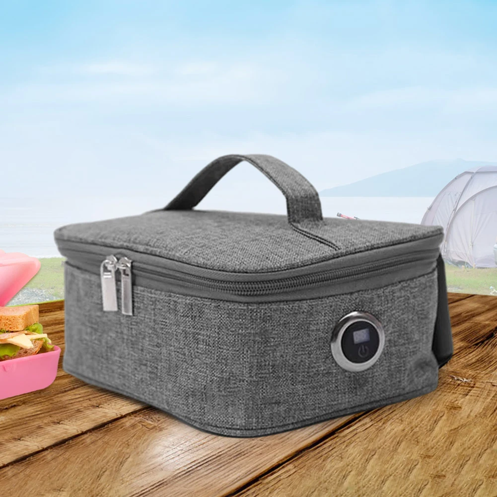 USB Rechargeable Portable Electric Lunch Bag Food Heater Warmer Portable Lunch Warmer Reusable Insulated Bag 3 Heat Levels