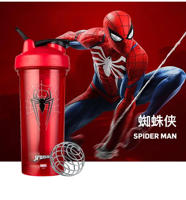 819ML Marvel Avengers Water Bottle Fitness Shaker Sports Water Cup