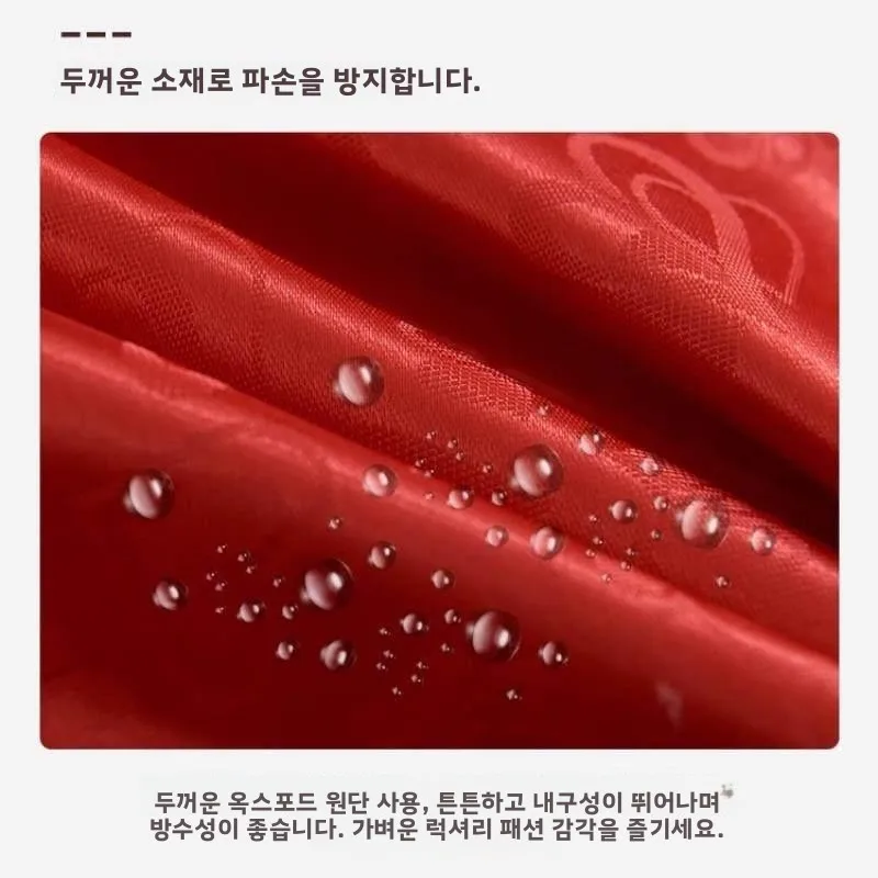 웨딩 베개 보관 가방 휴대용 신부 이불 보관 케이스 레드 선물 가방 신부용 웨딩 가방 대형 방진 가방
