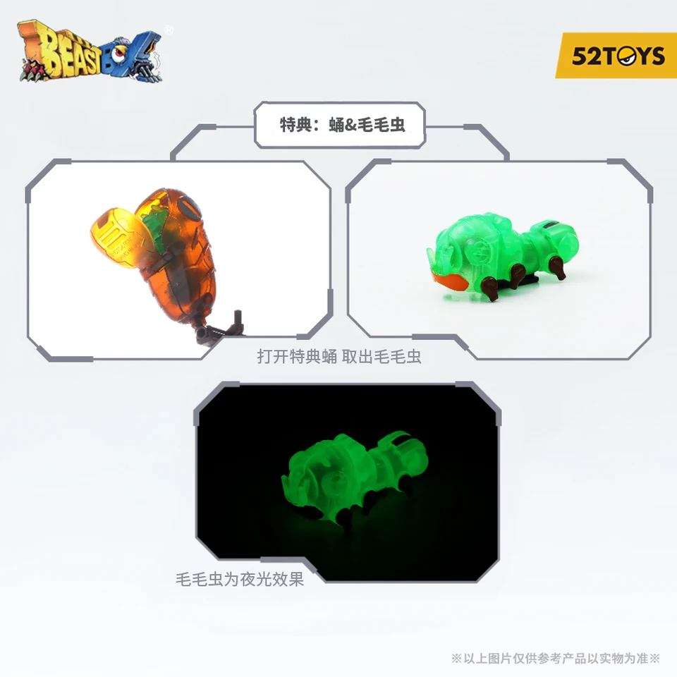 52toys Beastbox Bb-67 Figura De Acción De Maniquí Modelo De Ensamblaje Animal Mecha Transformacion Juguete Robot De Movilidad Articular Adornos De Coche Regalos Para Ninos