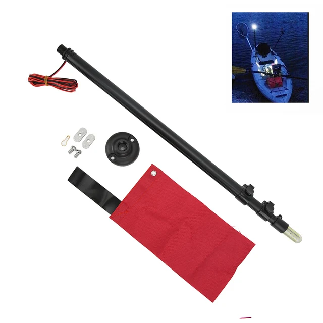thumbnail image 2 of Yotijay Kayak Flag Base Kit 4ft Flag For Dinghies Multifunctional Sturdy Accessories Red Flag 2 of 10