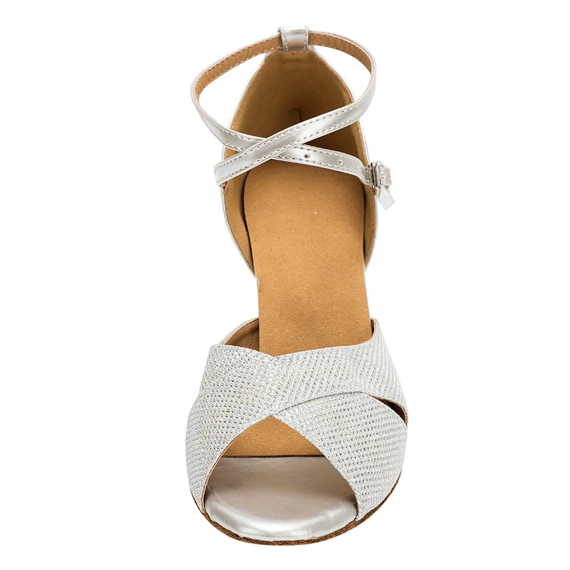 NATASHA2023 Latin Dance Shoes Women's Soft Sole Outwear Dance Sandals Professional Social Dance Shoes Soft Sole Square Dance Sho