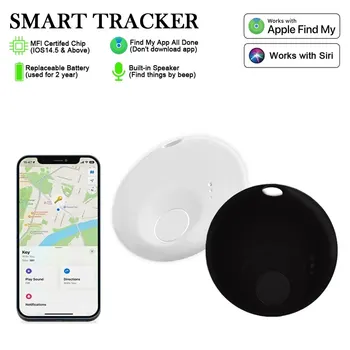 Localisateur GPS Bluetooth Smart Tag Airtag, fonctionne avec Apple Find My Andrea ITag, Air Tags, Pet Key Finder pour iOS