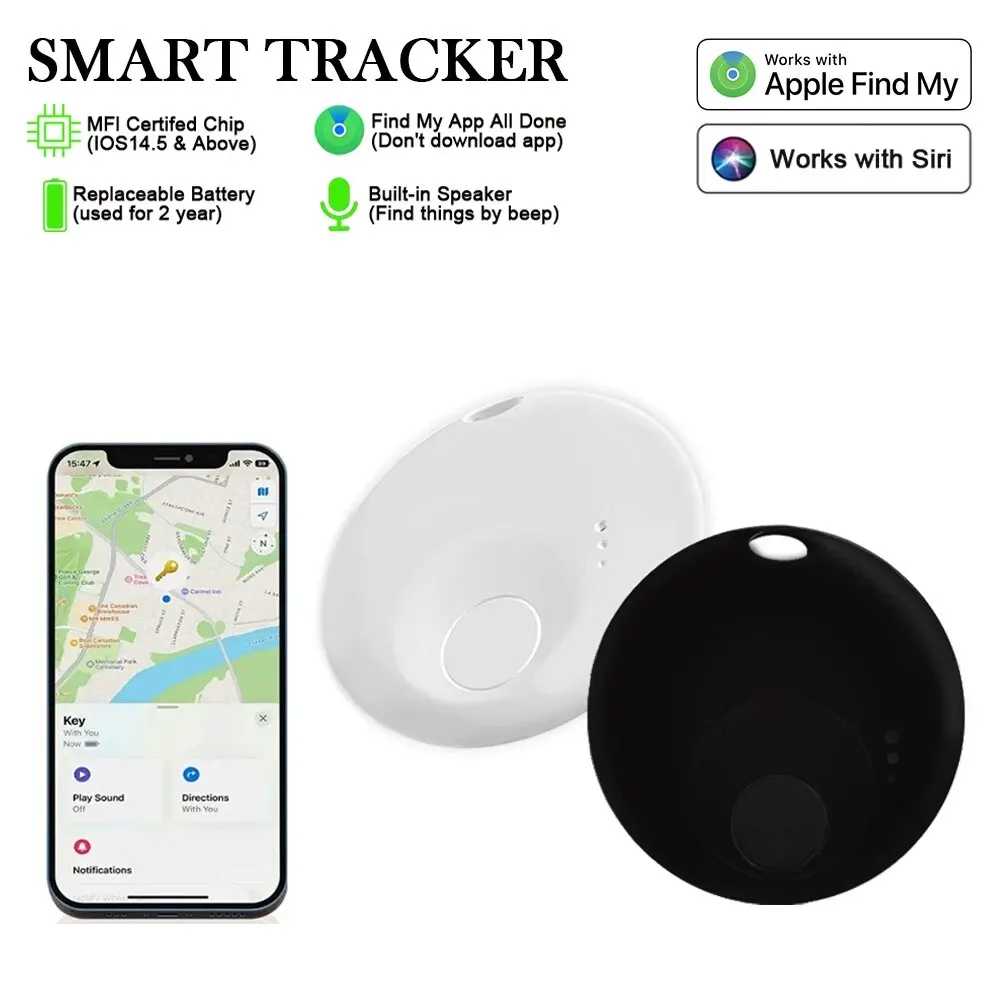 Bluetooth GPS Tracker Smart Tag for Apple Devices