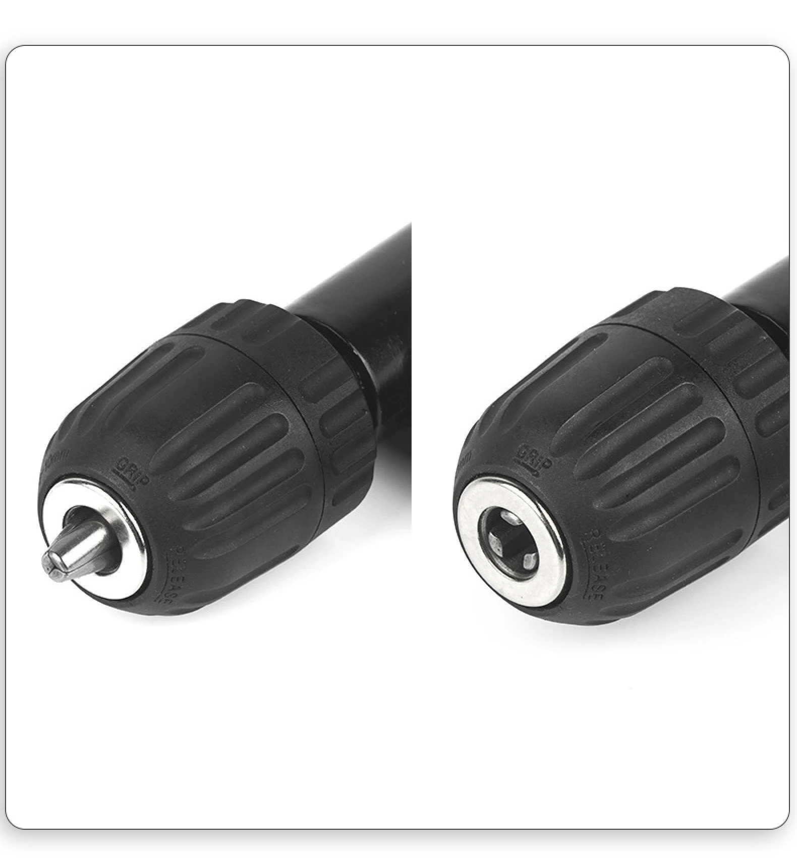 Right Angle Drill Converter 0.8-10mm 1-10mm Electric Drill Corner Adapter Three