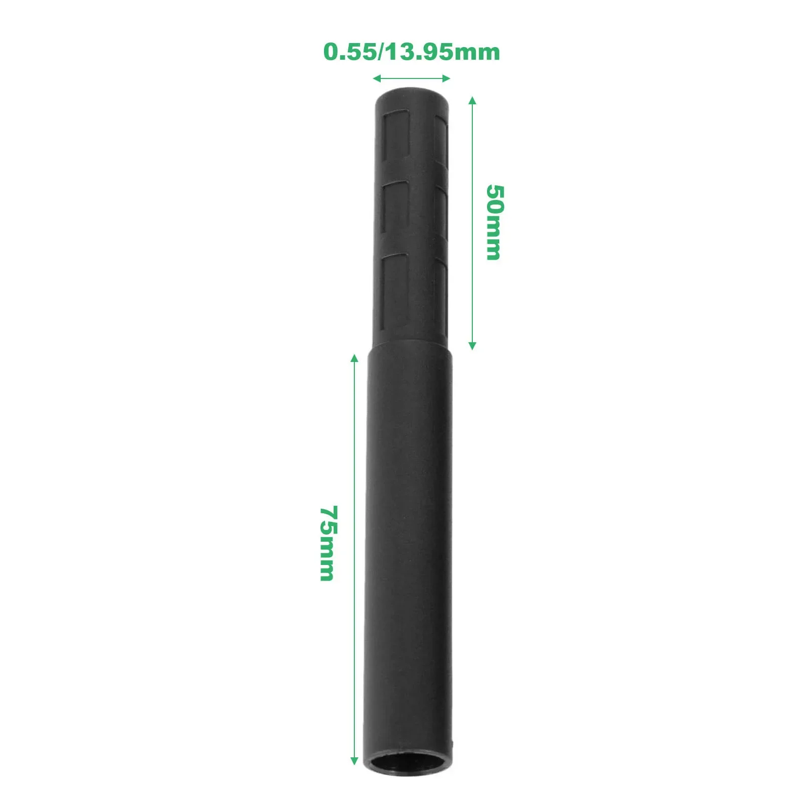 10Pcs Black Golf Club Carbon Fiber Extension Rods Kit Butt Extender Stick for Iron /Graphite Shaft Putter Golf Accessories 125mm 4