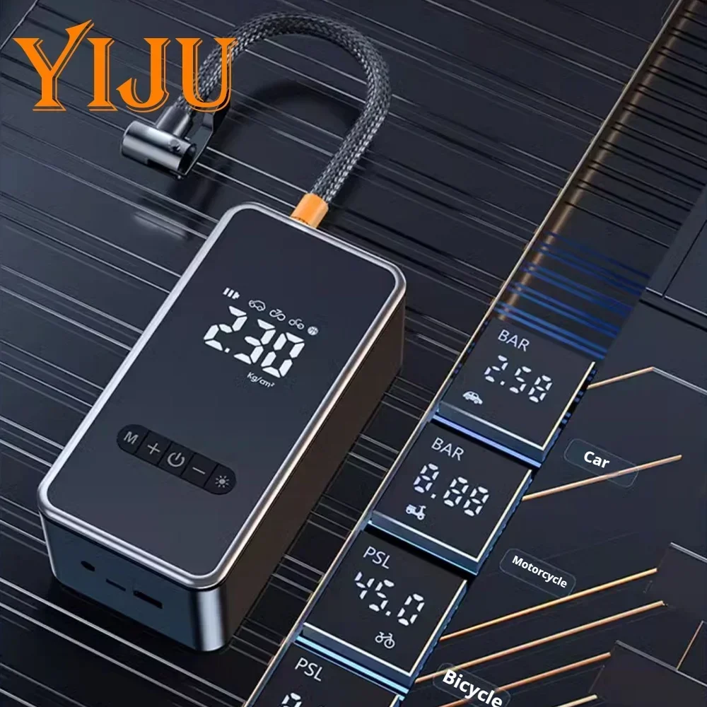 Portable Air Compressor Wireless Air Pump Inflator for Car Motorcycle Bicycle Electric Tire Portable Inflator Pump air pump electric tire inflator air compressor pump air compressor tire inflator inflatable pump