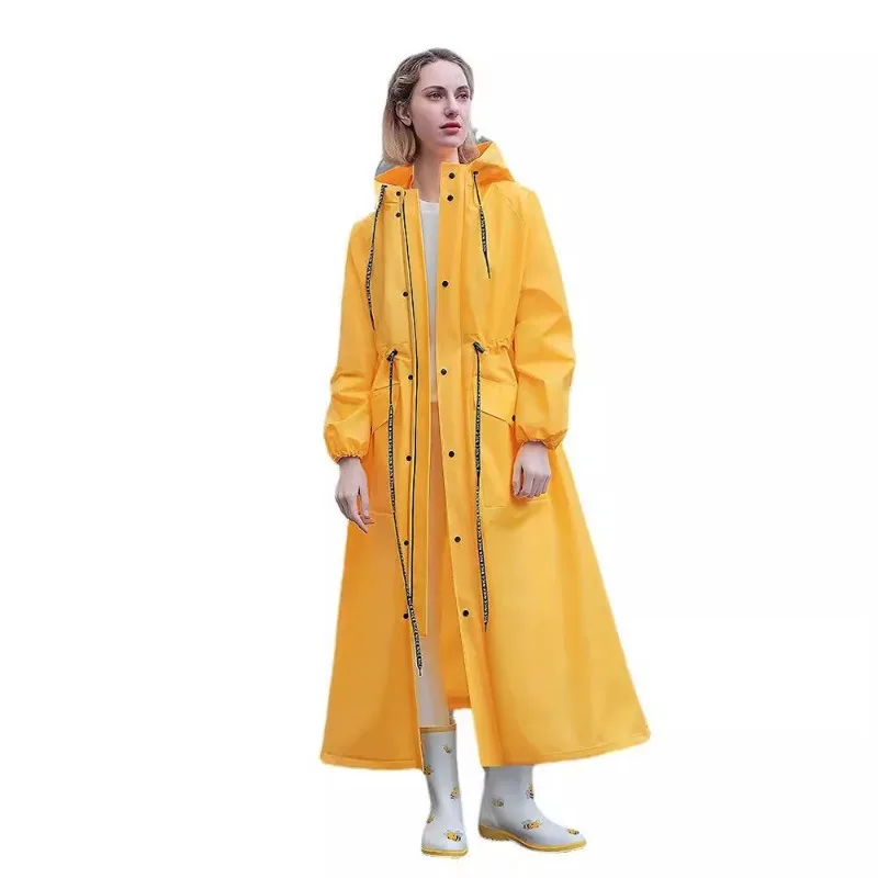 Imperméable imperméable à capuche pour femmes, tourisme, randonnée en plein air, poncho de pluie, manteau de pluie