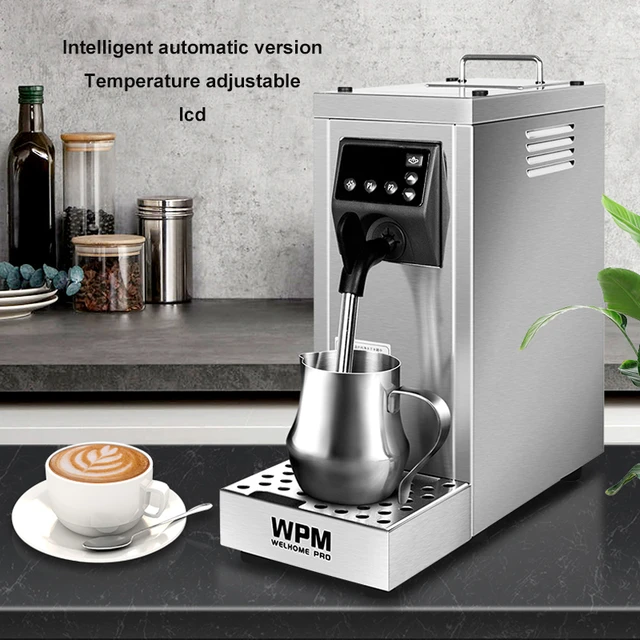 Steam Milk Foaming Machine Commercial Automatic Coffee Frother Milk Steamer  Cappuccino Latte Coffee Maker - AliExpress