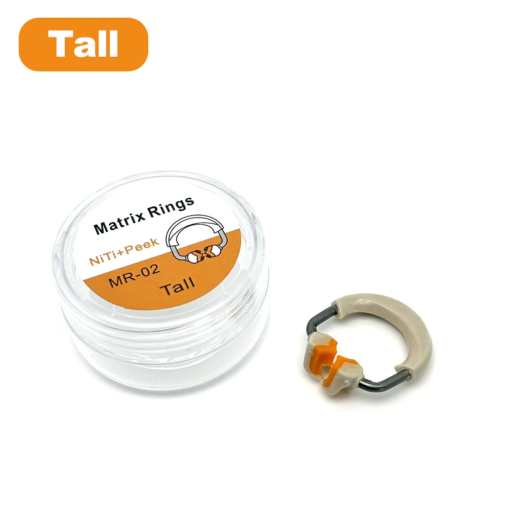 Dental Niti Matrix Bands Ring Garrison Style Matrix Clamp Clip Sectional Contoured Matrices Dentist Dentis Plastic Kit Lab Tools 6