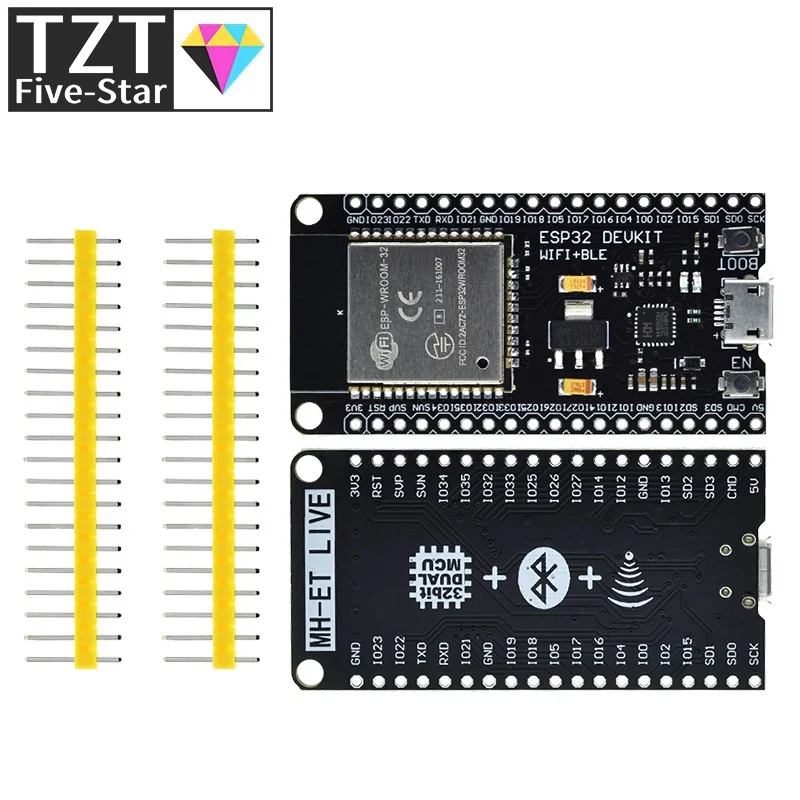 MH-ET LIVE ESP32, макетная плата, WiFi + Bluetooth, сверхнизкое энергопотребление, два ядра, ESP-32 ESP 32, аналогична ESP8266