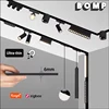 Ultra Thin Rail Smart Tuya Zigbee Dimmable Ceiling Surface Mount Magnetie Track Light Modern Magnet Flood Grille Spot LED Lamp 1