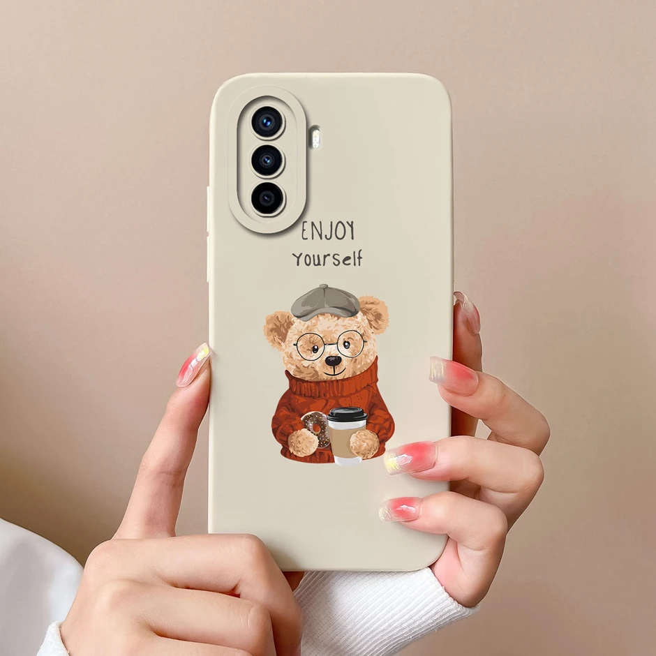 Dinosaur Cartoon Liquid Silicone Ultrathin Phone Case - New Design Back Cover