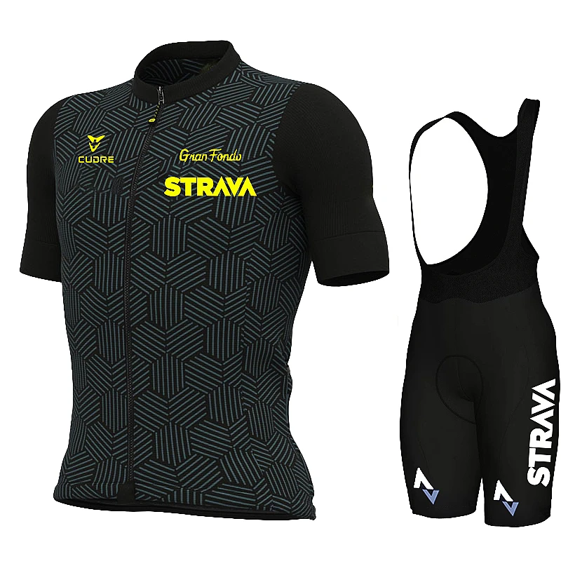 Strava Jersey Set 2023 Summer Cycling Clothing MTB Bike Clothes Uniform Maillot Ropa Ciclismo Men's Cycling Bicycle Suit| | - AliExpress