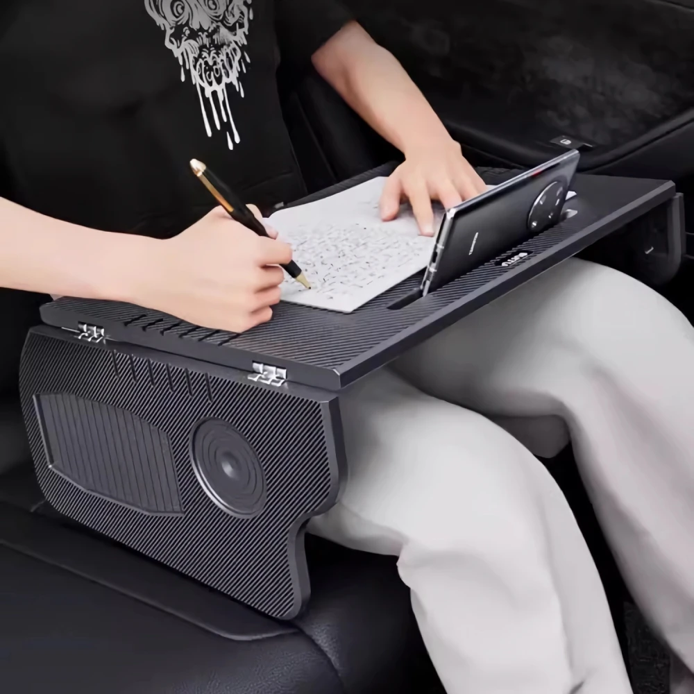 볼보 XC60 S60 V60 XC90 S90 V90 용 인테리어 테이블 책상 노트북 트레이 음식 테이블 휴대용 사무실 테이블 액세서리 부품