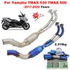 For YAMAHA TMAX530 TMAX 500 530 560 2017 - 2023 Full System Motorcycle Exhaust Modify Connection 50.8MM Escape Front Link Pipe