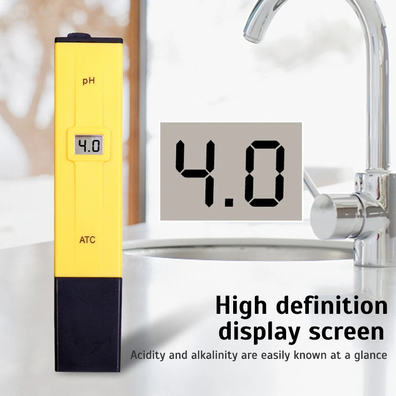 PH Meter Digital PH Tester Water Quality Testers Acidity Measure Device Water Pool Aquarium Hydroponics Home Brew 0-14pH