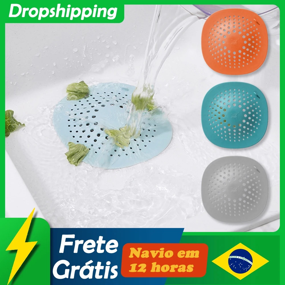 Dropship 1pc Shower Drain Cover; Bathtub Hair Catcher Stopper