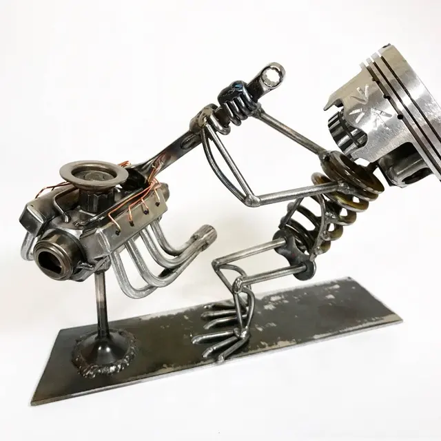 2022New Tabletop Metal Figurine Interesting Metal Art Mechanic Metal and Iron Decoration Art Mechanic 6