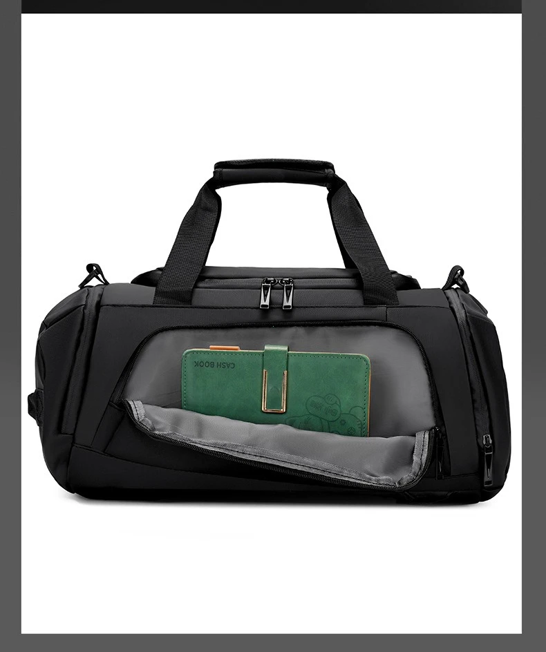 Large Capacity Gym Bags Multifunctional Men Travel Luggage Bag with Shoe Pockets Casual Sports Dry Wet Sepration Fitness Handbag 14