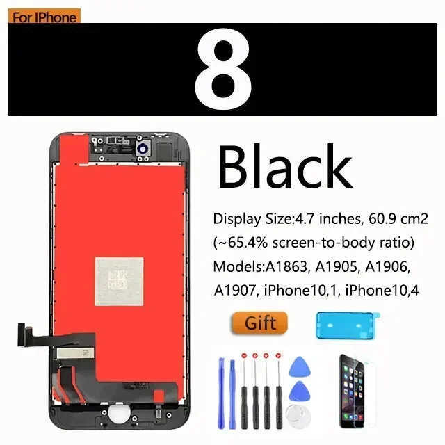 Per iPhone 8 Nero