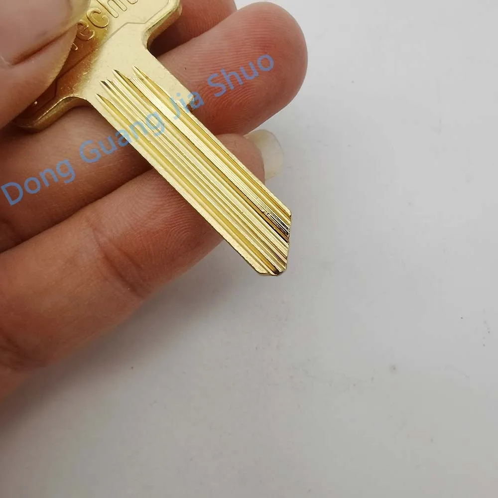 5PCS Key Embryo German Key Multi-slot Shaped Tooth Embryo Locksmith Expert New Model JS 2308