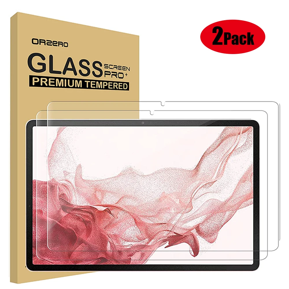 touch pen tablet 2PCS Glass for Samsung Galaxy Tab S8 Plus Screen Protector Protective Film for Samsung Galaxy Tab S8+ 2022 12.4" SM-X800 SM-X806 tablet holder for table