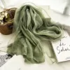2025 Spring And Summer 100% Silk Breathable Scarf Shawl Elegant Long Scarves Shawls Spring Fall Brand Accessories Head Scarf