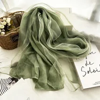 2025 Spring And Summer 100% Silk Breathable Scarf Shawl Elegant Long Scarves Shawls Spring Fall Brand Accessories Head Scarf