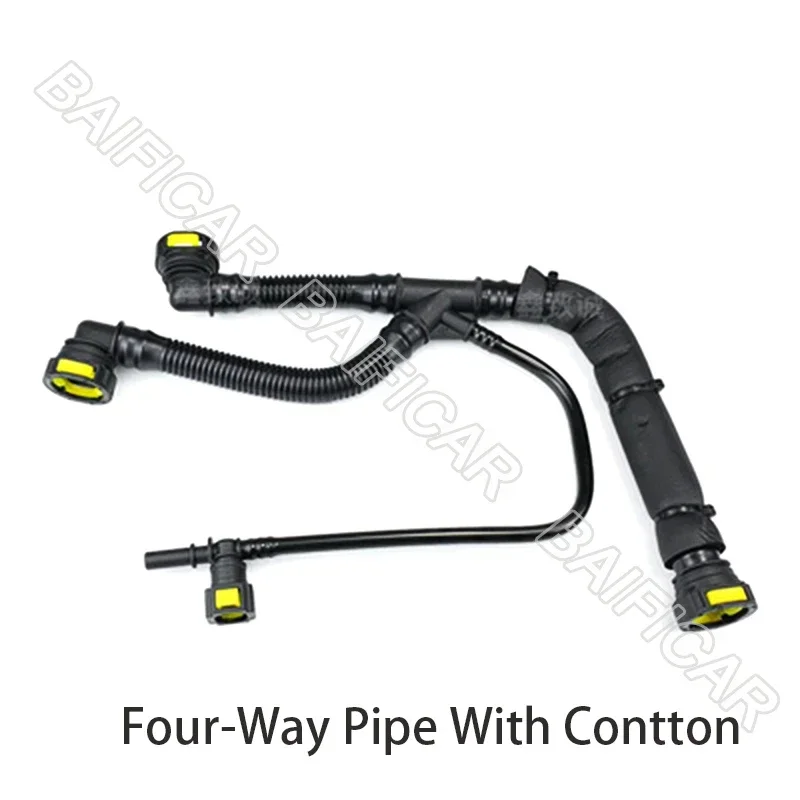 Baificar Engine Crankcase Ventilation Breather Pipes for Peugeot 206 207 301 307 308 408 Citroen C2 C3XR C4 C-Quatre 1.6 16V