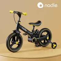 Vélo d'équilibre pour enfants 4-en-1, vélo pliable à pédales pour filles et garçons de 1 à 6 ans 6