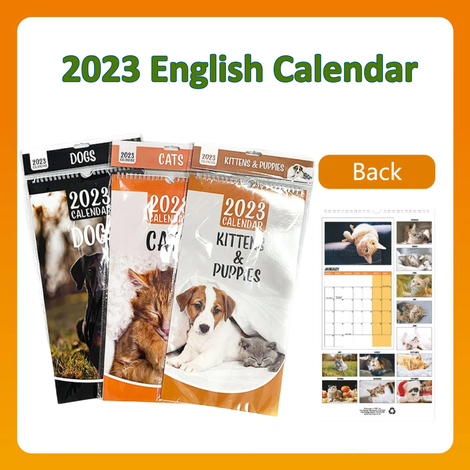 Cat Desk Calendar 2023 | 2023 Monthly Calendars | Daily Calendars 2023 -  Cute 2023 Wall - Aliexpress