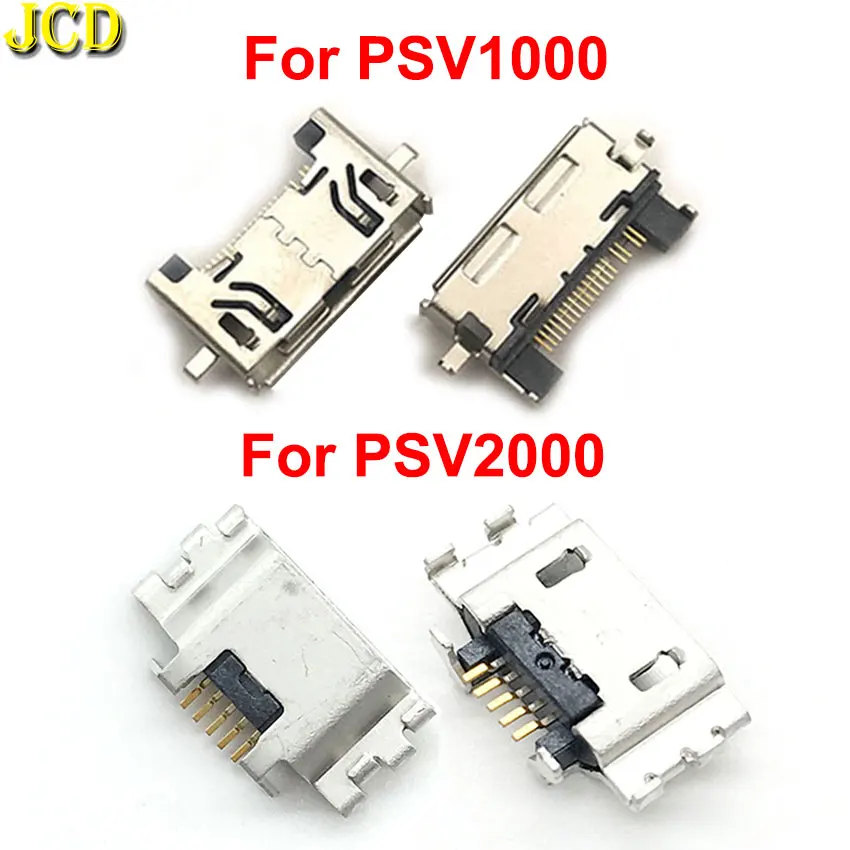 

JCD 1 Pieces USB Data Interface Power Charger Port Female Socket Connector For PSVita PSV 1000 2000 PSV1000 PSV2000 Tail Plug