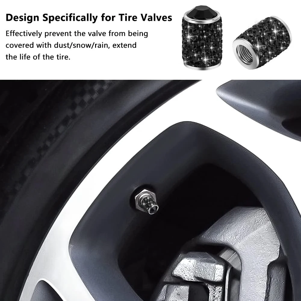 PAR |Tampa De Válvula Para Pneu Roda Carro Moto Bicicleta Em Formato De