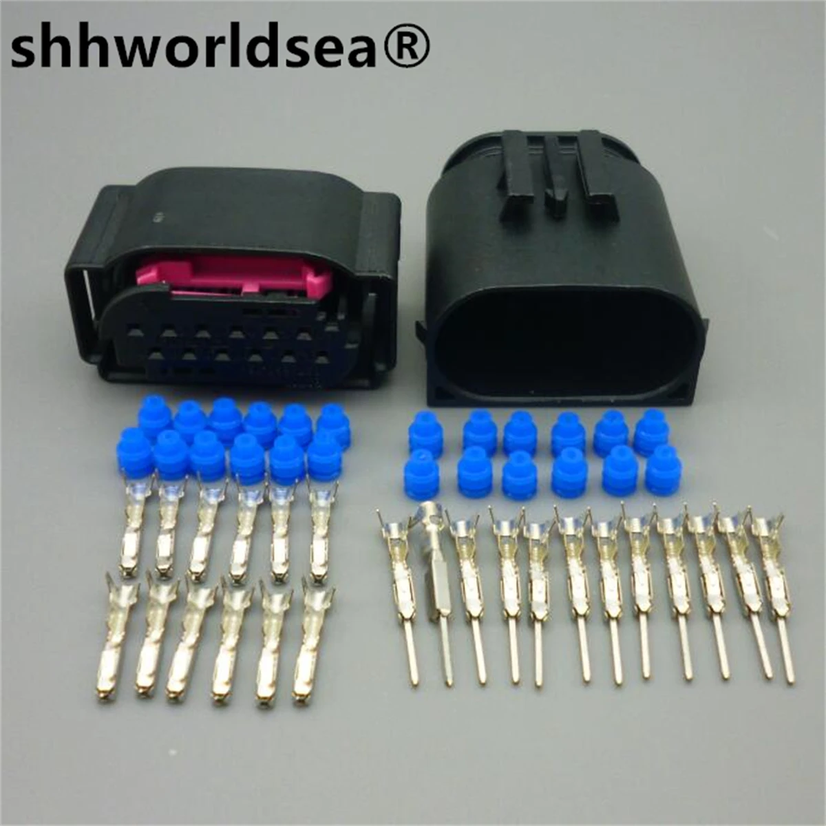 shhworldsea 12 Pin way Auto Connector Lane Assist LCA steering sensor