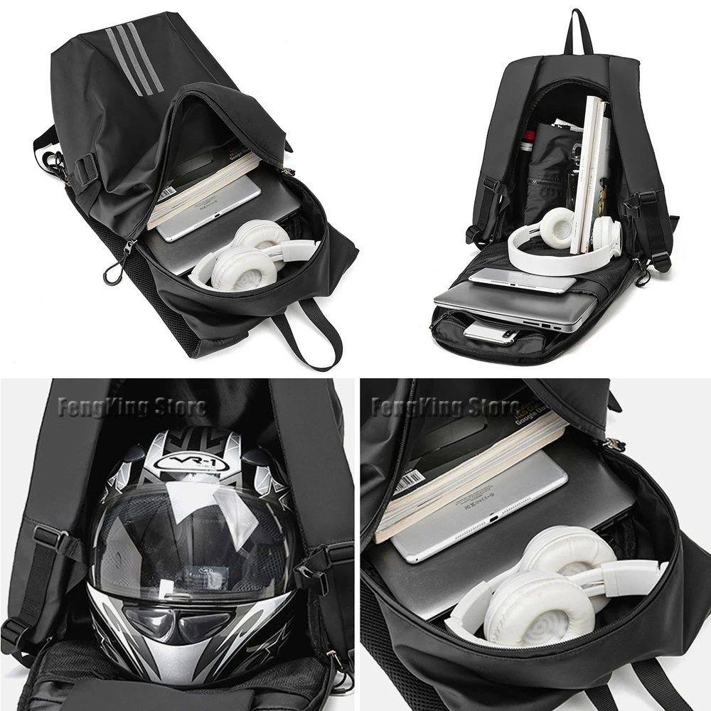 Mochila para casco de Moto Guzzi V100 V85 TT V9 V7 Knight, equipo de viaje  impermeable y de gran capacidad - AliExpress
